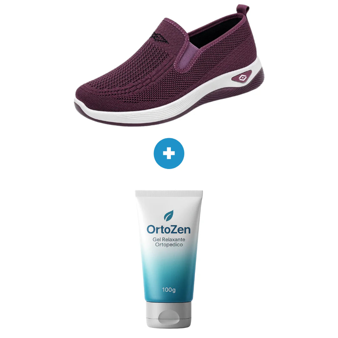 Tênis Ortopédico Ultra Confort Plus + Gel Relaxante Grátis