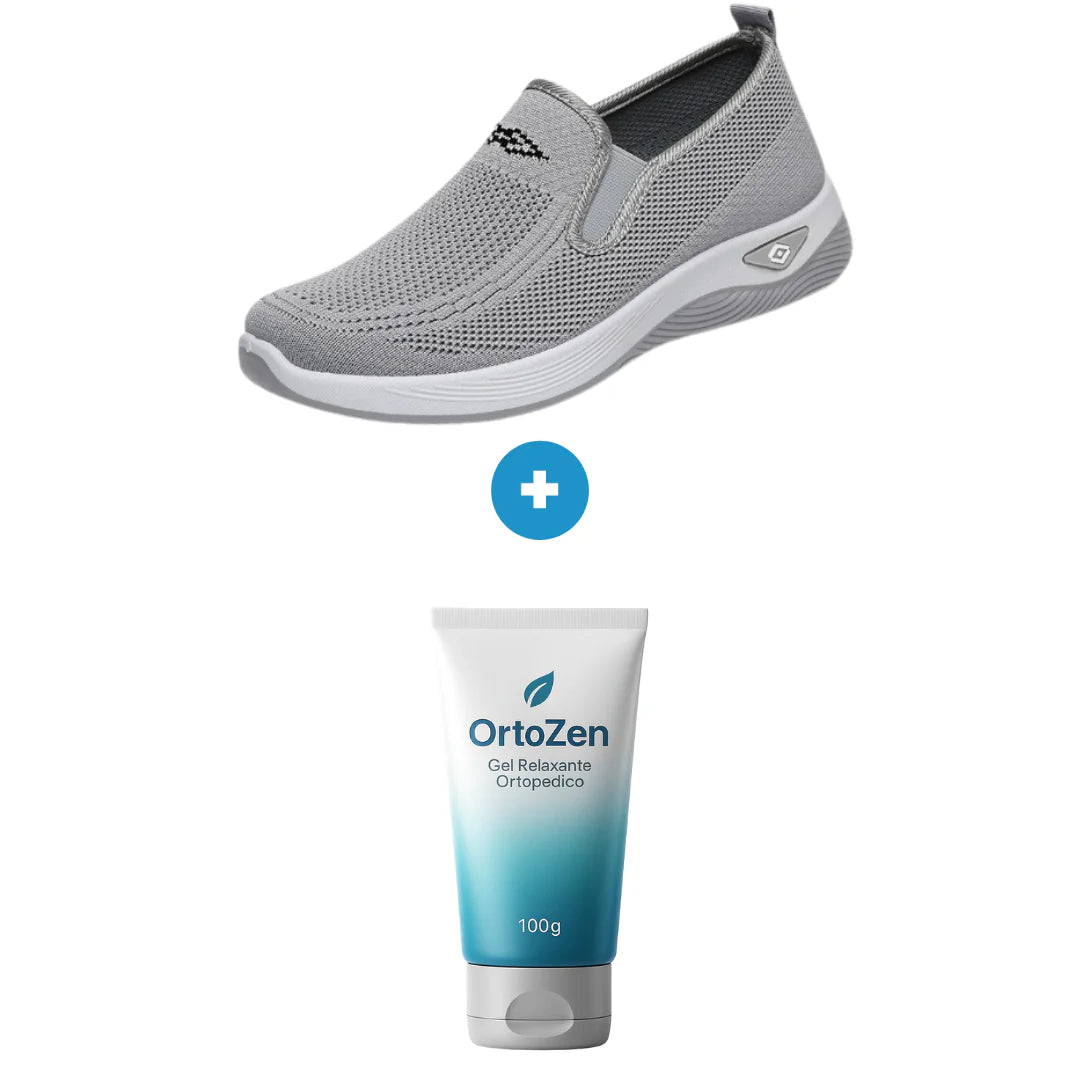 Tênis Ortopédico Ultra Confort Plus + Gel Relaxante Grátis