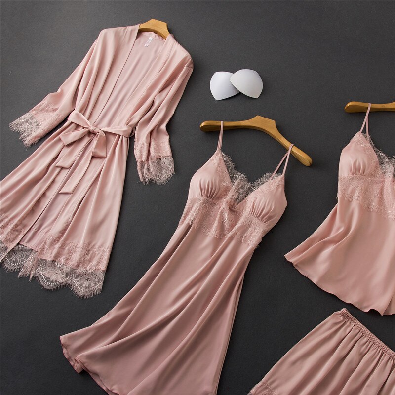 Pijama Feminino 4 Peças – Confort