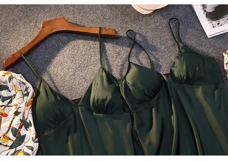 Camisola com Robe - Tropical