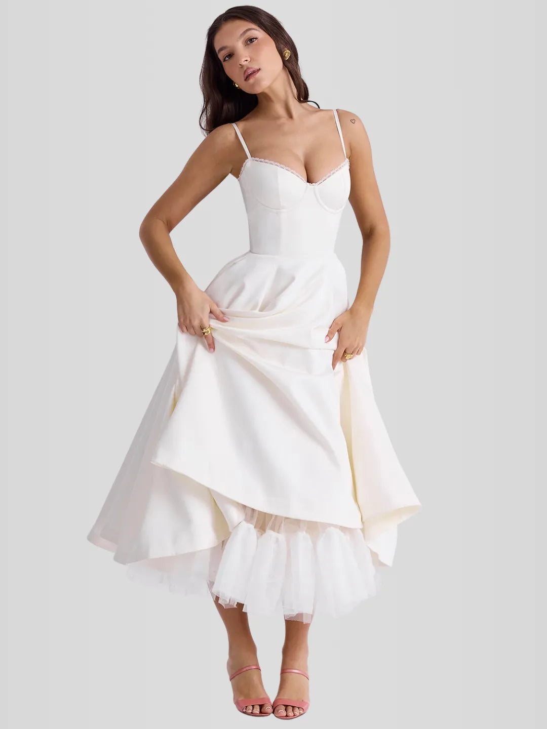 Vestido Midi Feminino – Fashion