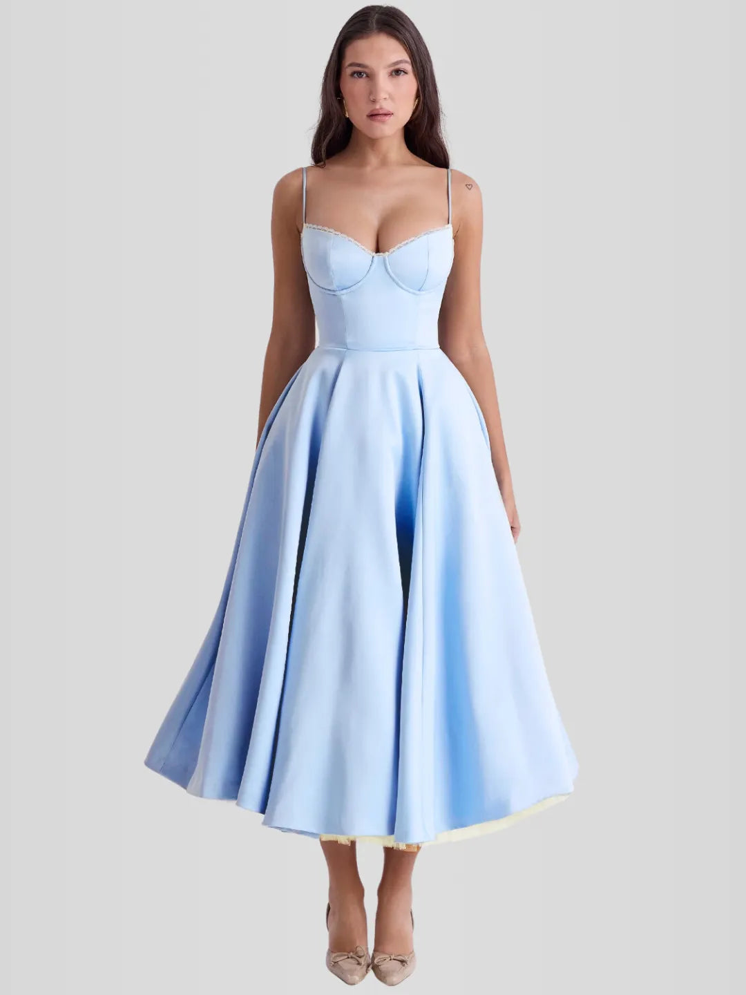 Vestido Midi Feminino – Fashion