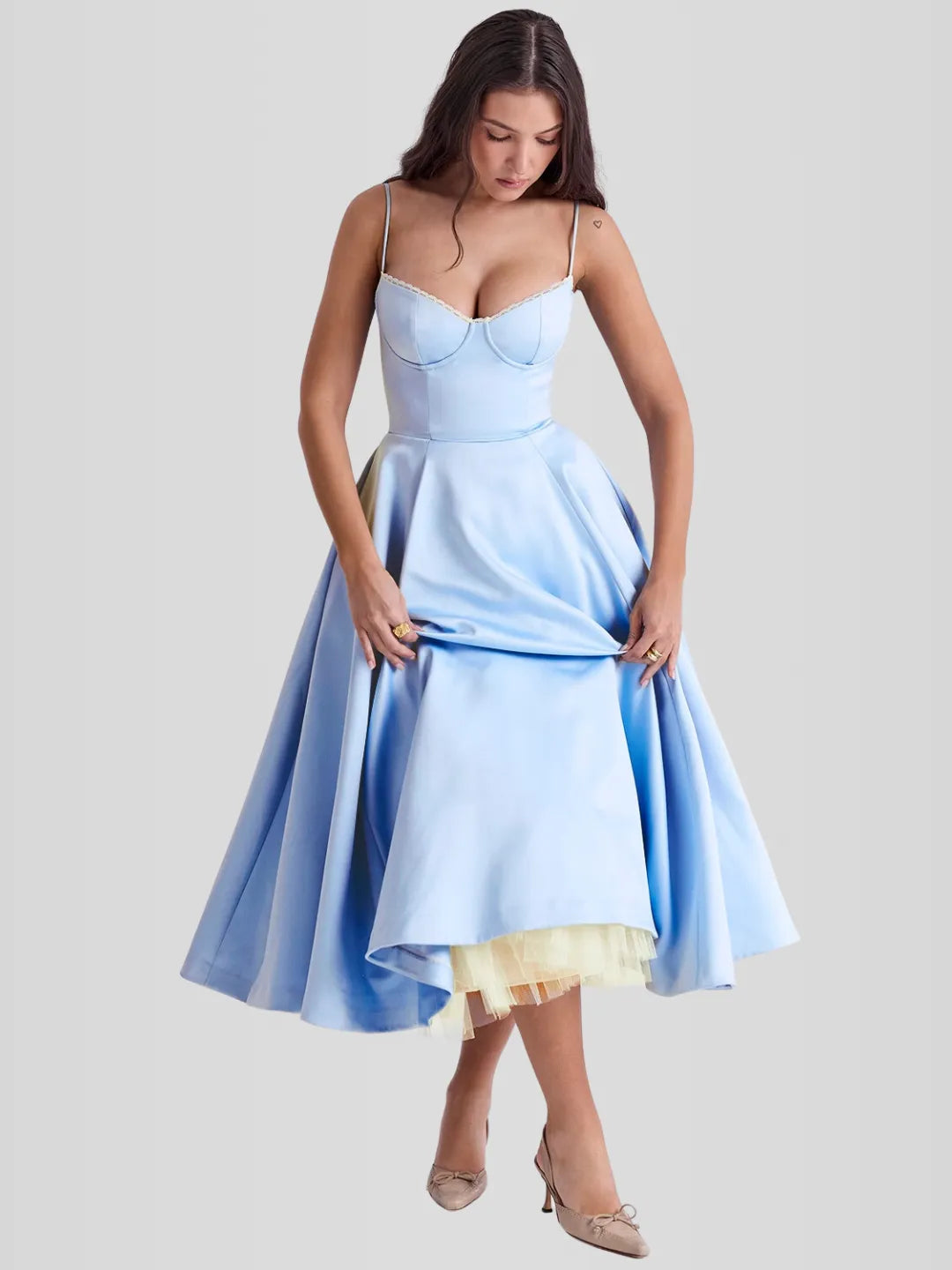 Vestido Midi Feminino – Fashion