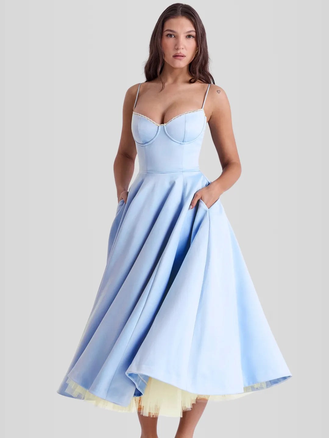 Vestido Midi Feminino – Fashion