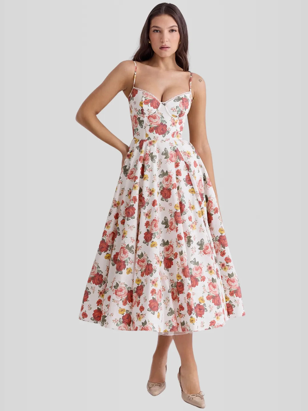 Vestido Midi Feminino – Fashion