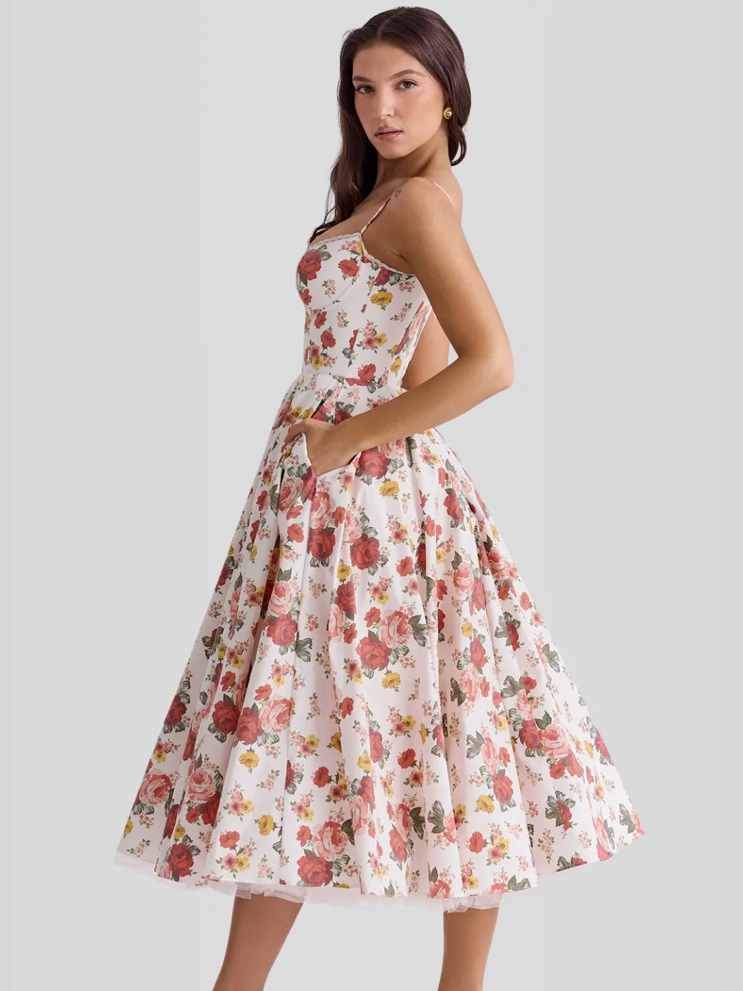 Vestido Midi Feminino – Fashion