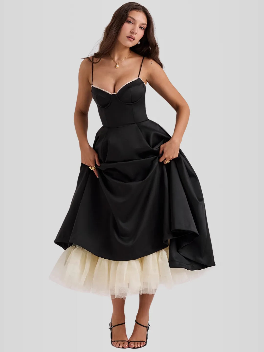 Vestido Midi Feminino – Fashion