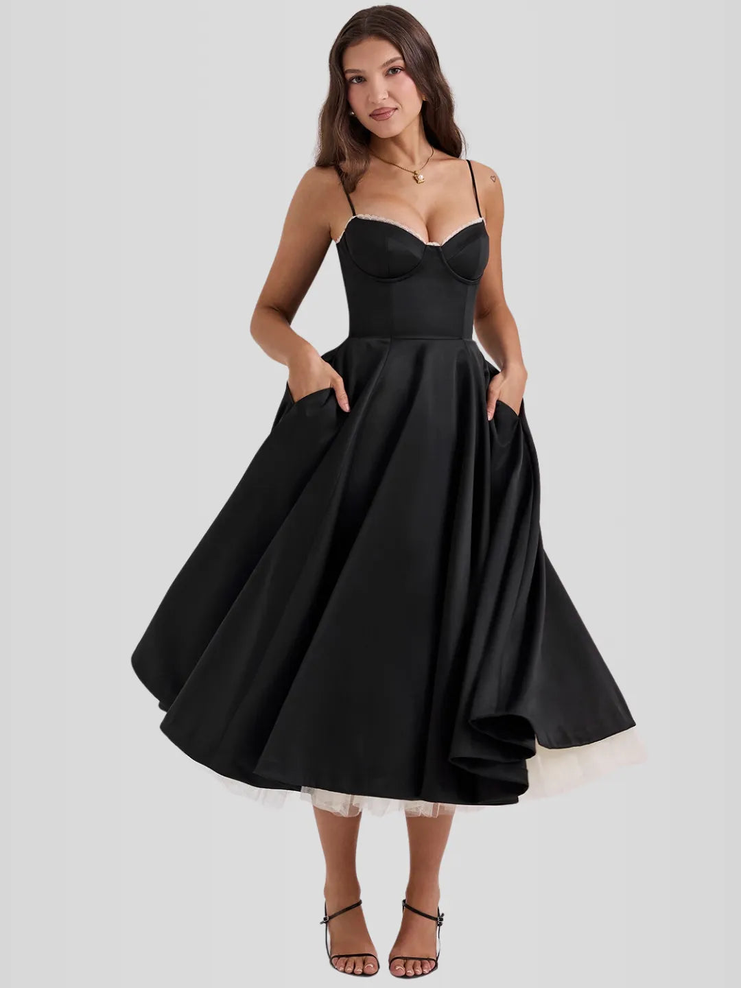 Vestido Midi Feminino – Fashion