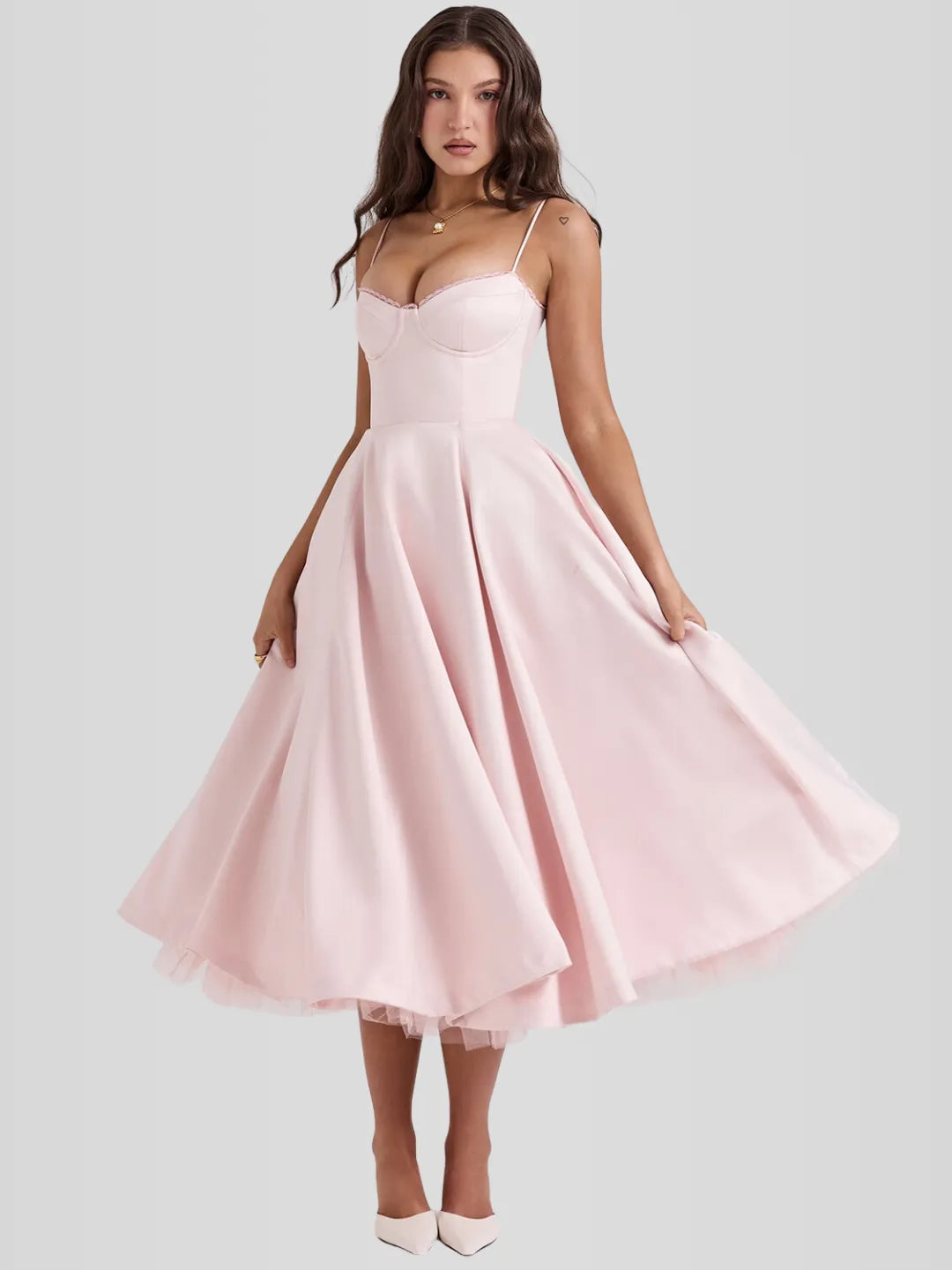 Vestido Midi Feminino – Fashion