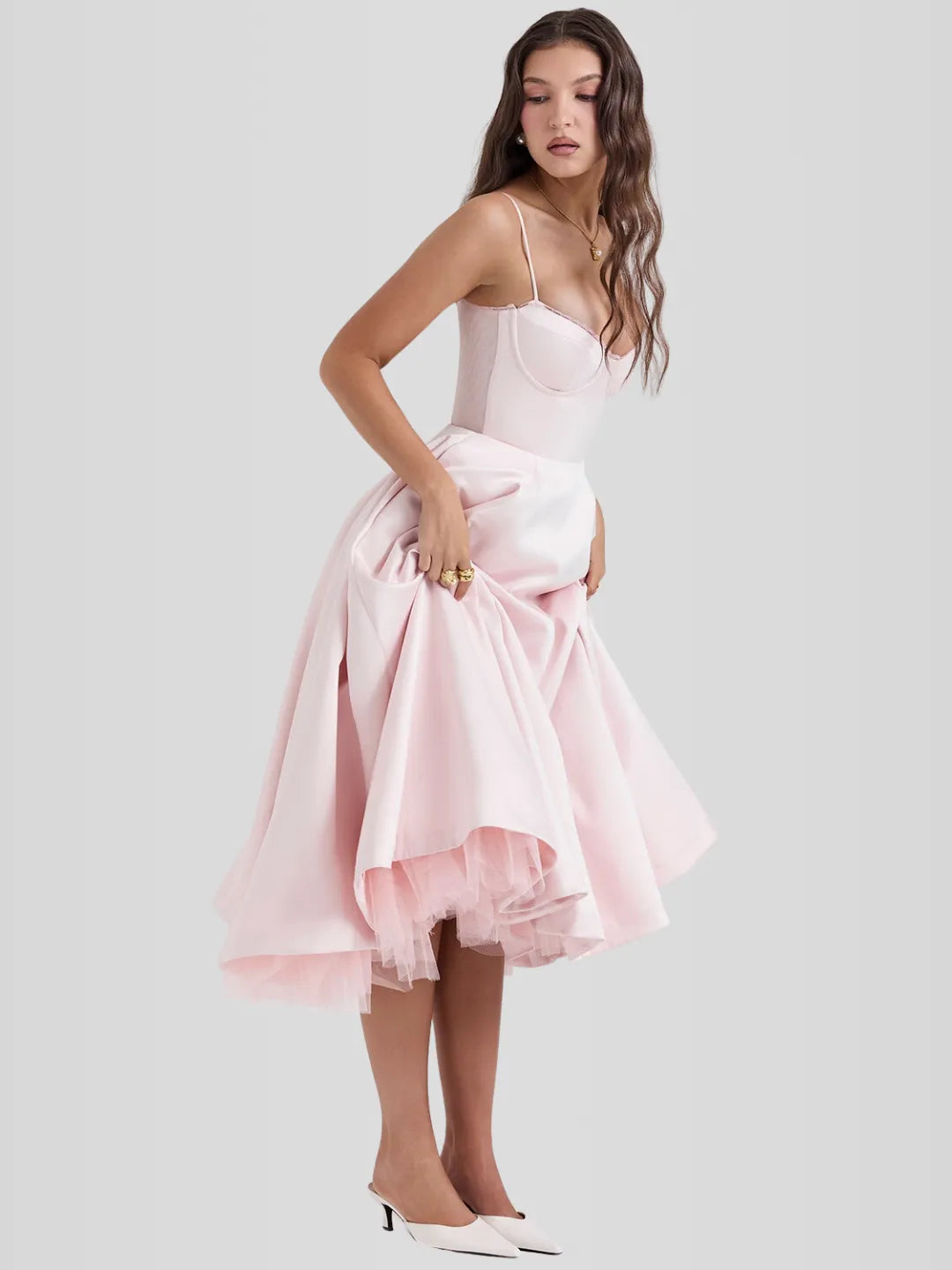 Vestido Midi Feminino – Fashion