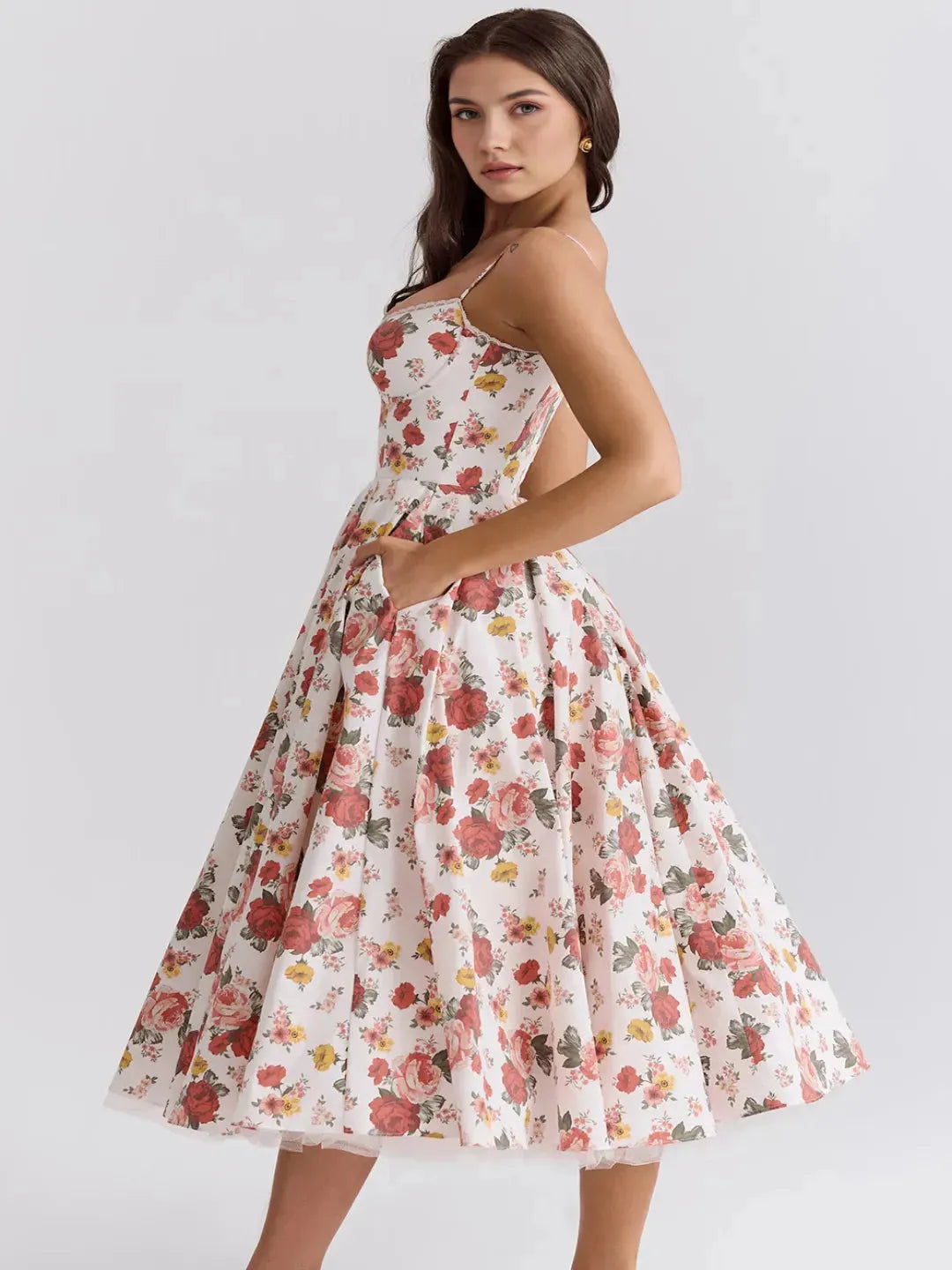 Vestido Midi Feminino – Fashion