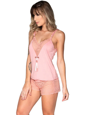 Baby Doll de Renda Feminino - Charm