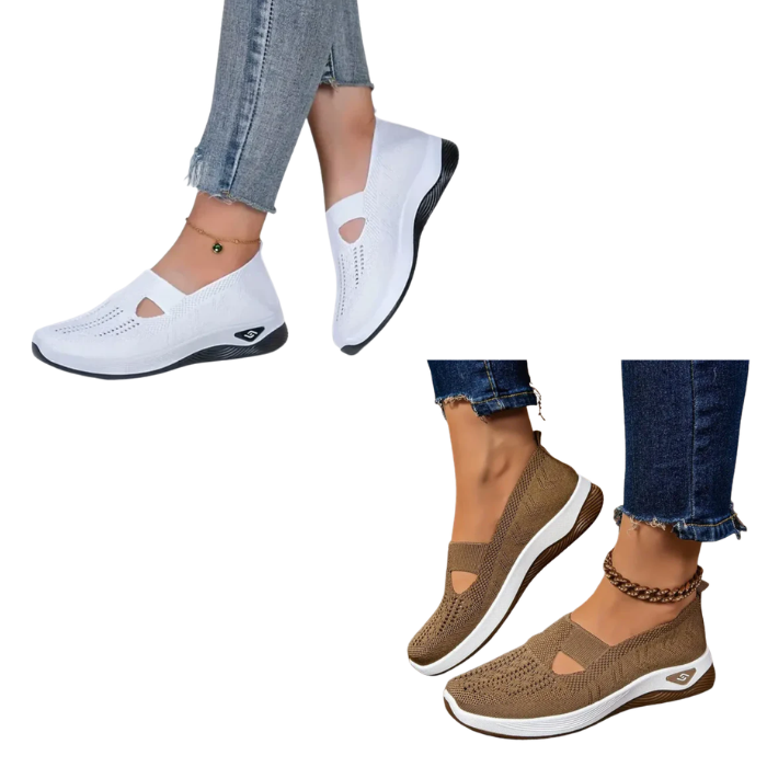 Tênis Ortopédico Confort Plus Calce Fácil (COMPRE 1 PAR LEVE 2) + Palmilha Grátis